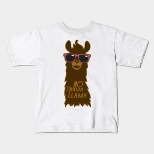 No drama llama Kids T-Shirt